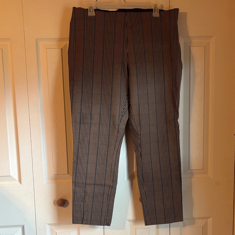 a new day Women's Black and Brown Striped Pants